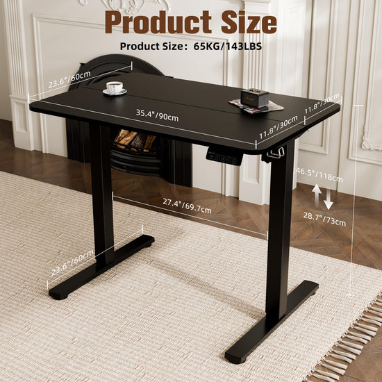 Desk — Adjustable standing design by Ergomaker