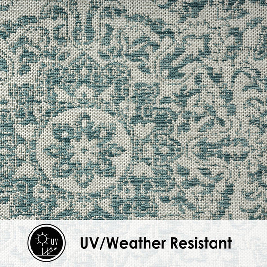 RUG — Nicole Miller New York azalea transitional medallion indoor/outdoor design