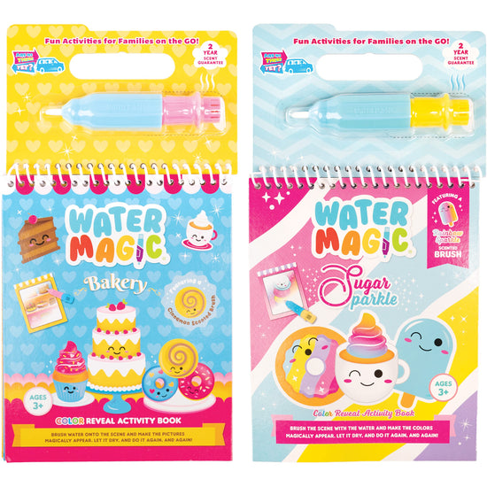 Art and craft kit — scented reusable water reveal activity books by Scentco