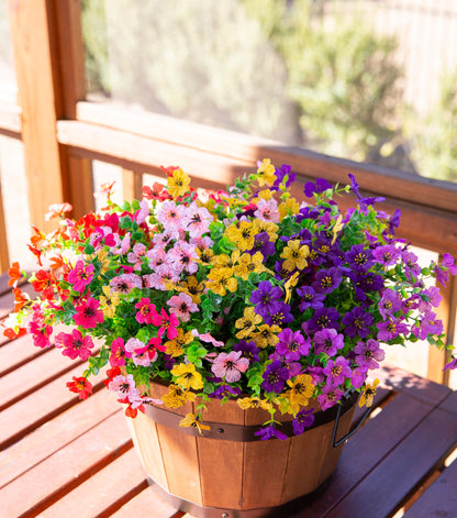 HyeFlora artificial plant — daisy and eucalyptus leaves bundle for decoration