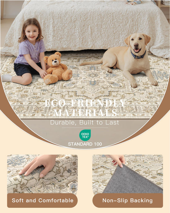 Madane rug — runner design with unique pattern and texture