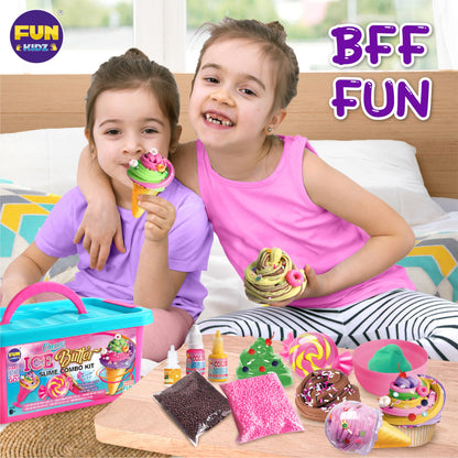 Toy slime kit — FunKidz ice cream soft slime making kit for kids ages 8-12