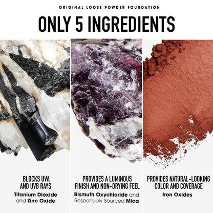bareMinerals loose powder foundation SPF 15 — sheer to full coverage formula