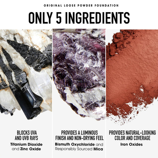 bareMinerals loose powder foundation SPF 15 — sheer to full coverage formula