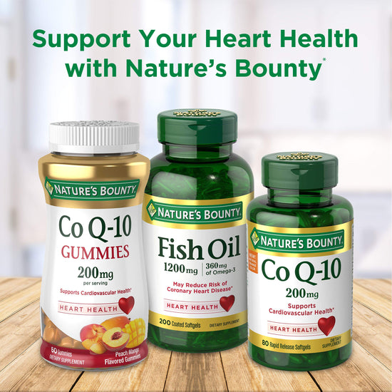 Nutritional supplement — Nature's Bounty fish oil 1000mg omega 3 for heart health