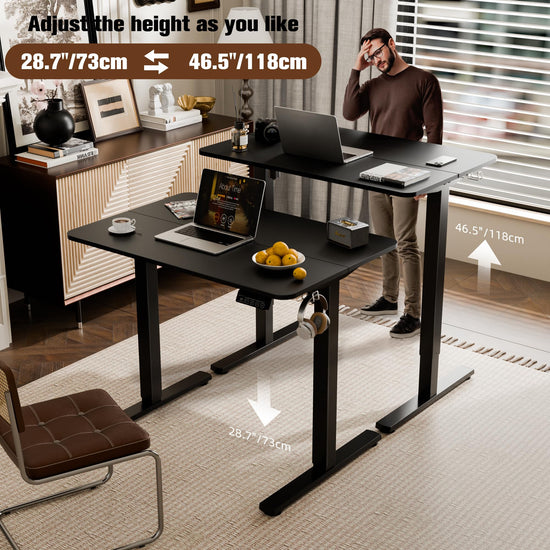 Desk — Adjustable standing design by Ergomaker