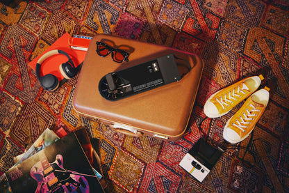 Audio-Technica turntable — portable Bluetooth Sound Burger model