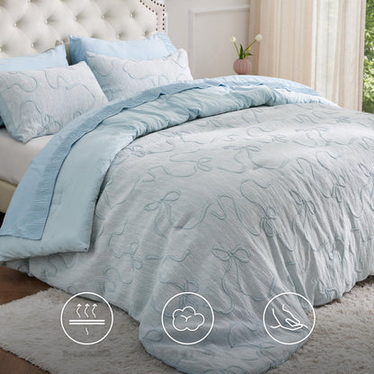 Bedsure jacquard comforter set — 2-3 piece bedding set