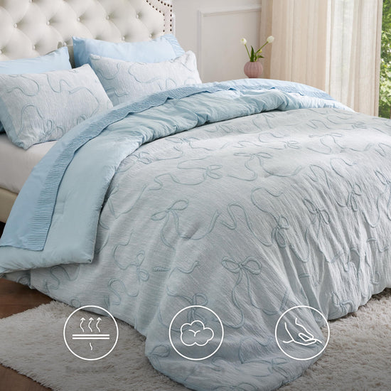 Bedsure jacquard comforter set — 2-3 piece bedding set