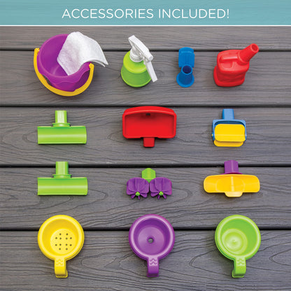 Step2 car wash splash center — kids water table with car and accessories