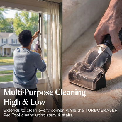 Bissell CleanView Max vacuum — HEPA filtration for allergens removal