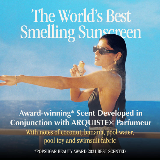 Sunscreen spray — Water-resistant and lightweight with SPF, vegan and dermatologist-tested