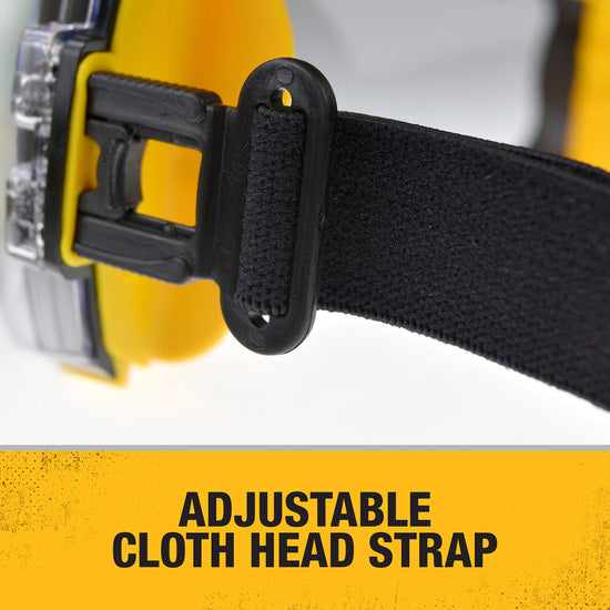 Safety glasses — Anti-fog dual mold goggle by Dewalt, 1 pair