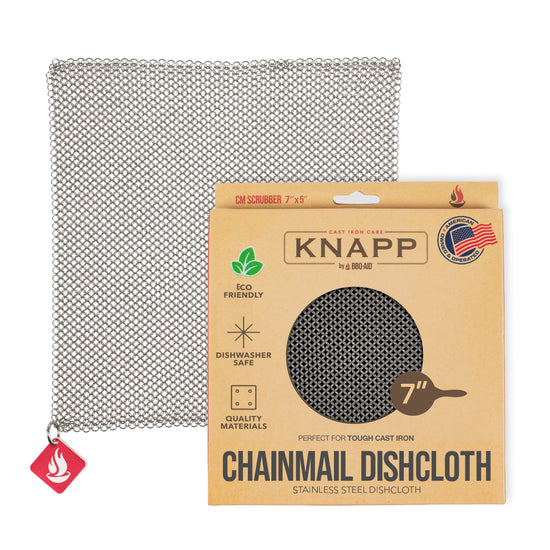 Utility sponge — Knapp made chainmail dishcloth for lasting use