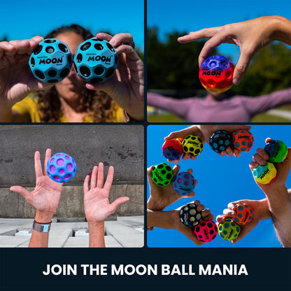 Recreation ball — Waboba moon ball with gradient design for extreme bounce and fun