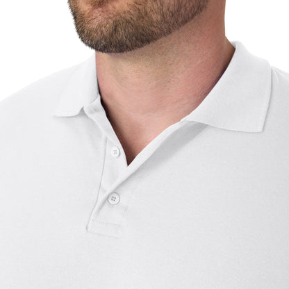 Hanes men’s x-temp short sleeve polo shirt — midweight design