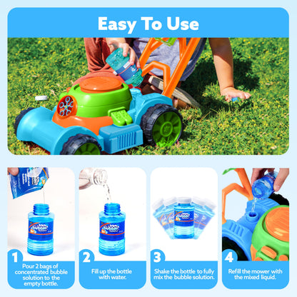 Sloosh bubble maker — fun mower design