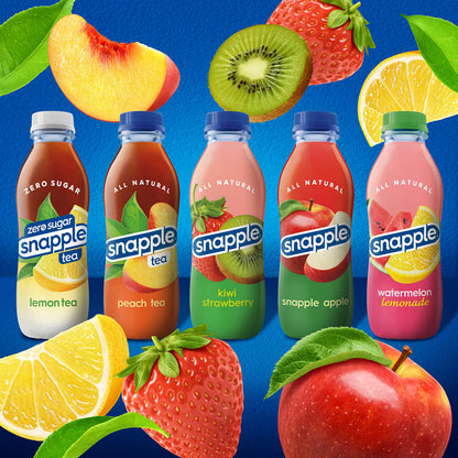 Juice and juice drink — Snapple apple juice, 16 fl oz, pack of 12 bottles