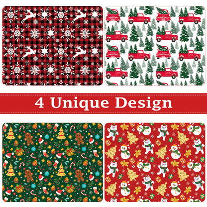 OHOME gift wrap — jumbo Christmas wrapping paper in red, green and white