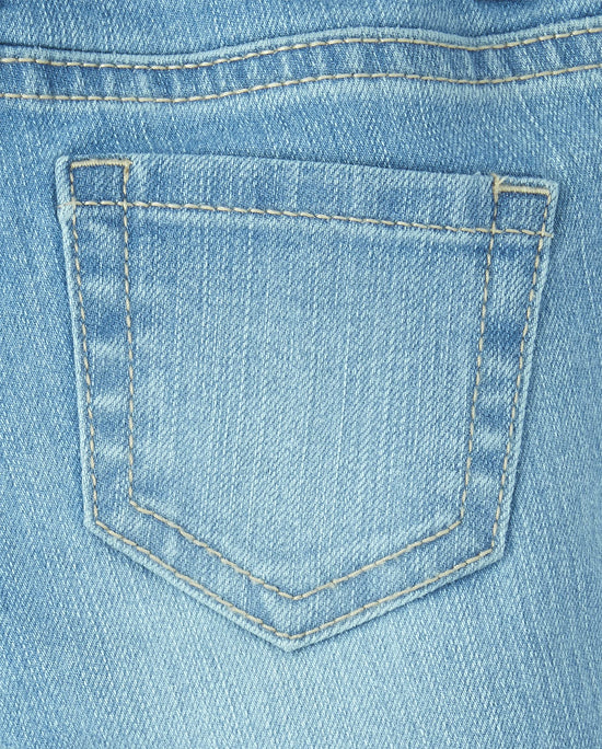 The Children's Place girls super skinny jeans - victory blue wash, size 4