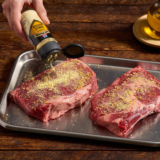 McCormick Grill Mates garlic butter seasoning — rich garlic flavor in a convenient blend