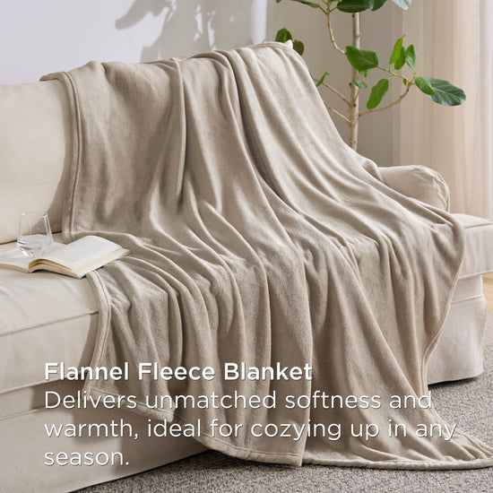 Bedsure bedding set — 8 piece with soft fleece microfiber blanket and sheets