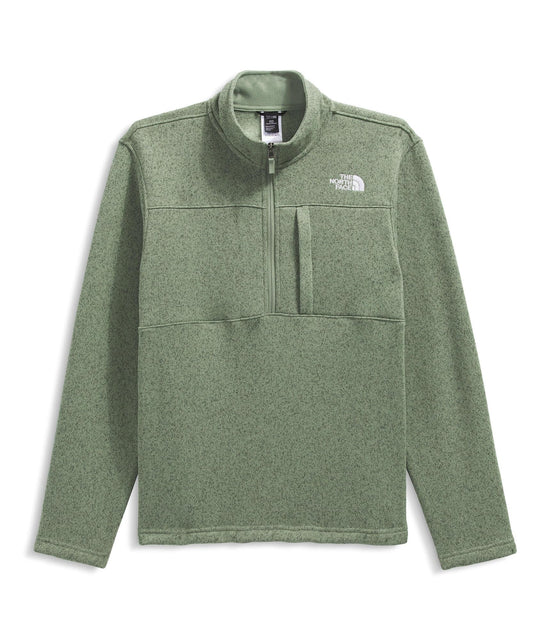 THE NORTH FACE men's coat — quarter zip design with chest pocket