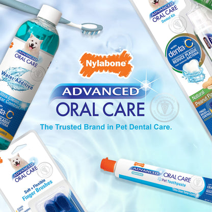 Nylabone tooth cleaning agent — advanced oral care water additive for dogs peppermint