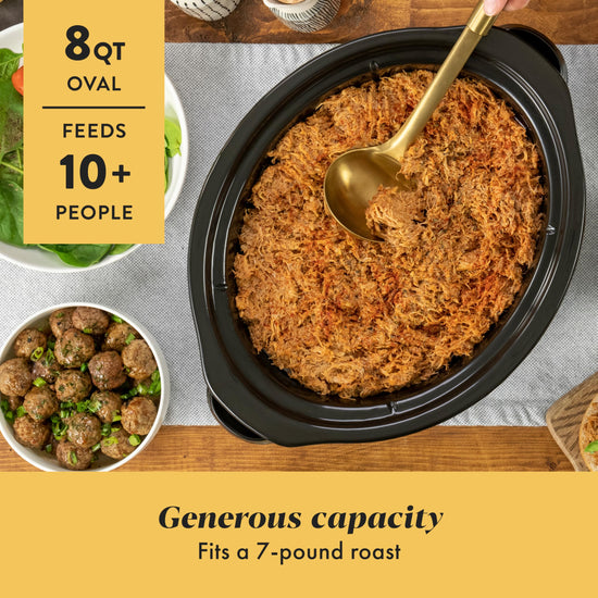Slow cooker — Programmable stainless steel design by Crock-Pot 1500 oval model
