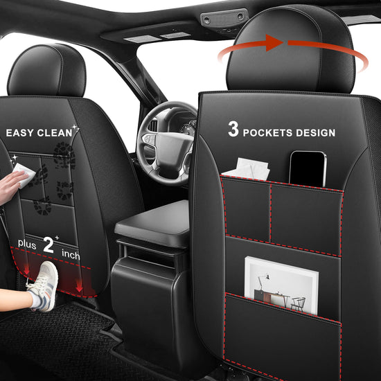 Vehicle seat cover — Custom fit for Chevy Silverado and GMC Sierra 2007-2026