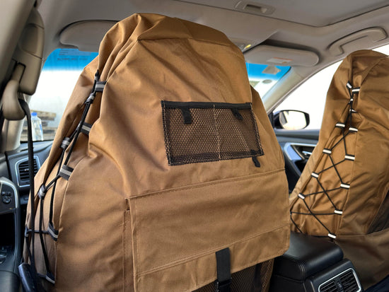 CSCOMFY tactical seat covers — waterproof and multi-pocket design for vehicles