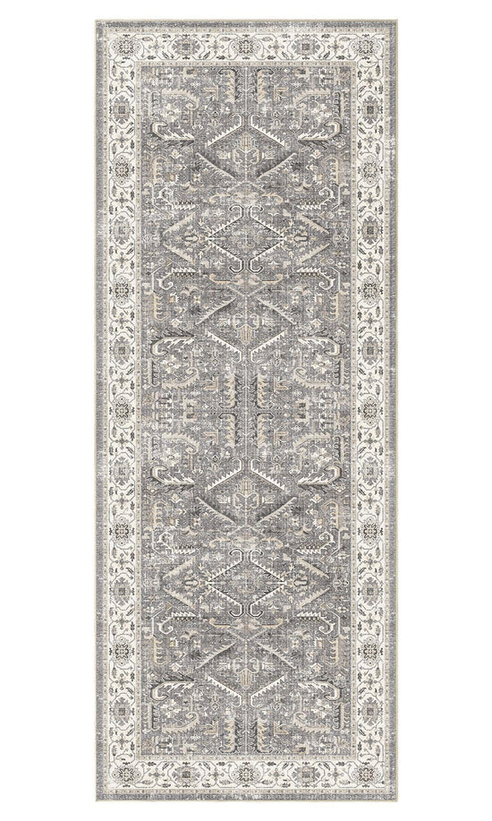 RUG — Washable, soft, large vintage design for indoor use
