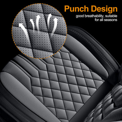 AOMSAZTO vehicle seat cover - faux leather full set for Dodge RAM trucks 2012-2026