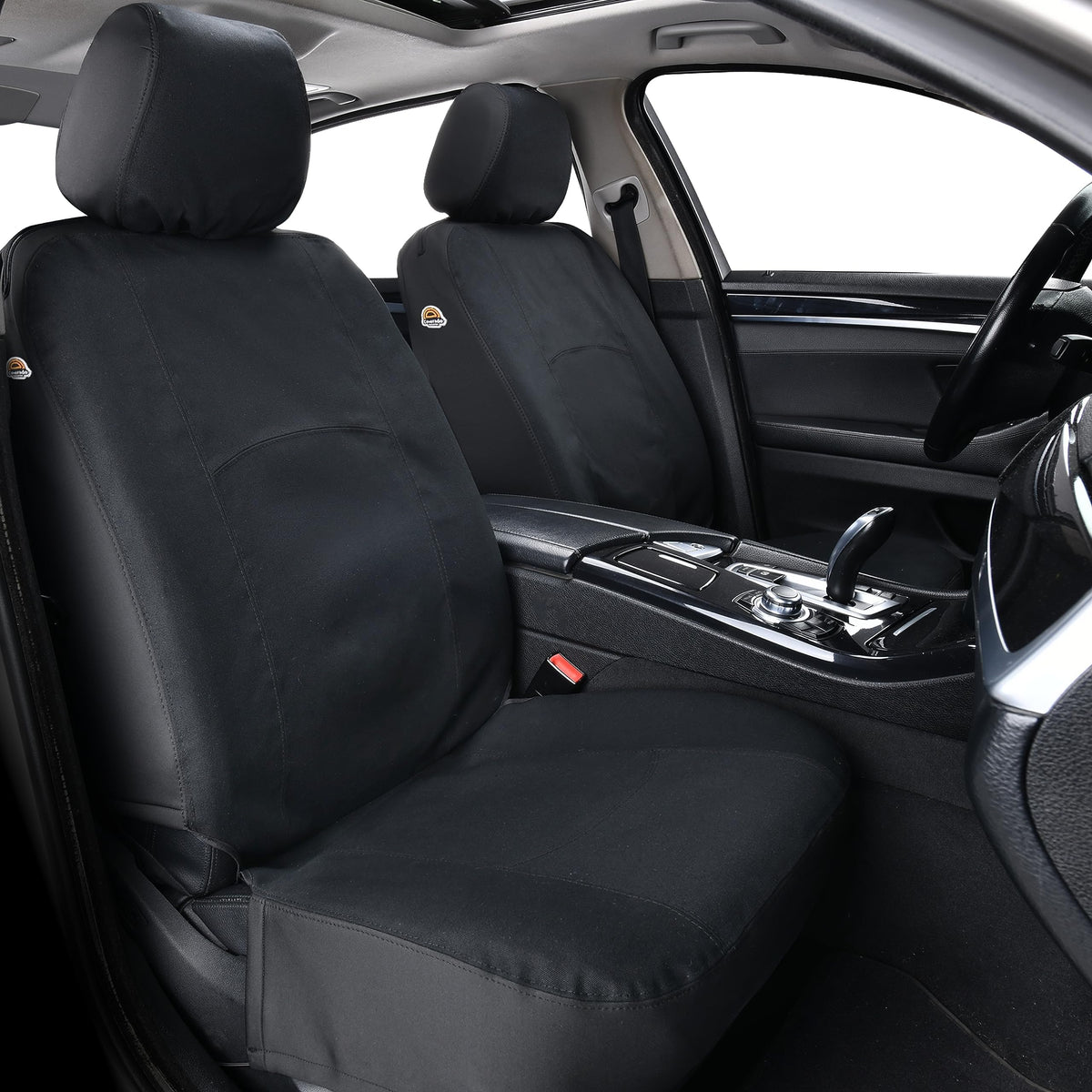 Coverado car seat covers - canvas seat covers for front seats in most vehicles