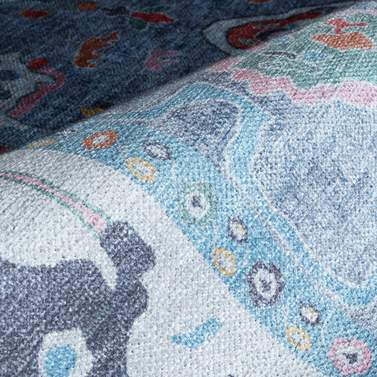 Fame Rugs modern oushak rug — vintage Turkish oriental design for living room and bedroom