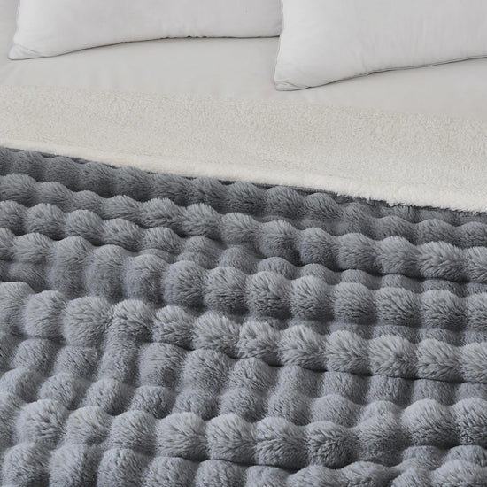 Serenhom throw blanket — soft cozy faux fur plush design for warmth and comfort