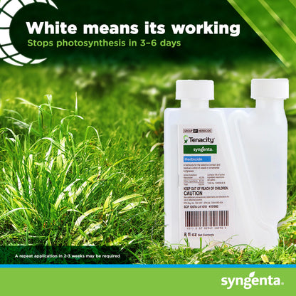 Syngenta Tenacity herbicide — 8oz clear formula for weed control