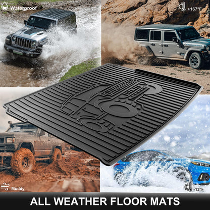 AOMSAZTO vehicle mat — Custom fit waterproof cargo liner for Ford Bronco Sport 2021-2026