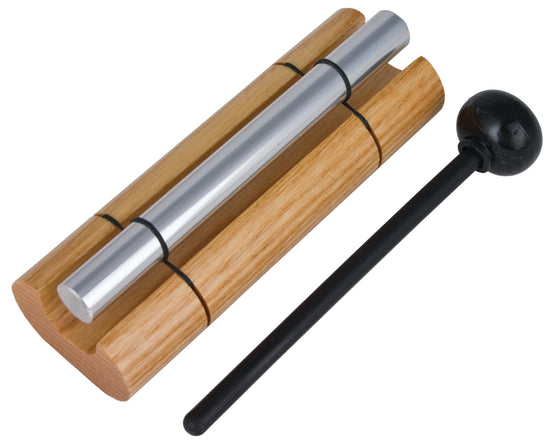 Woodstock wind chimes Zenergy hand chime — silver tuned for meditation and mindfulness
