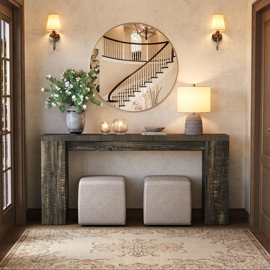 Little Tree console table — 70.9-inch narrow design for living spaces and hallways