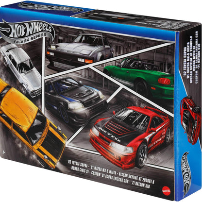 Non-riding toy vehicle — Hot Wheels set of 6 Japanese die-cast cars with elevated deco