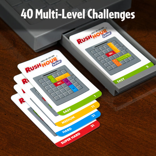 ThinkFun Rush Hour Junior — classic traffic jam logic game for kids
