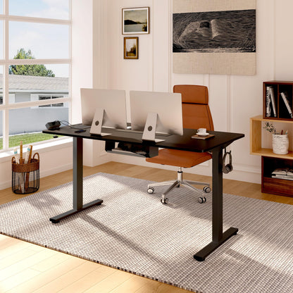 FLEXISPOT EN2 desk — height adjustable with clamp power strip and cable management