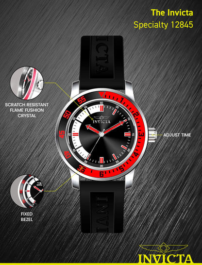 Watch — Invicta men's specialty silicone quartz design