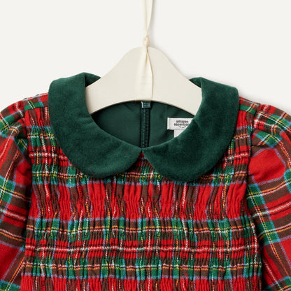 Amazon Essentials x Sofia Grainge long sleeve flannel dress for girls