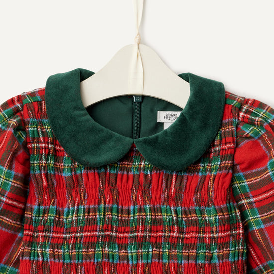 Amazon Essentials x Sofia Grainge long sleeve flannel dress for girls