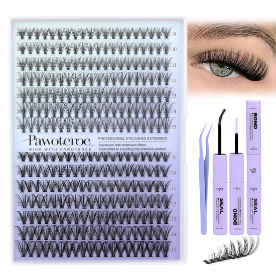 False eyelash kit — Lash clusters by Pawotence