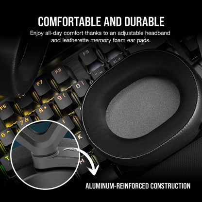 Corsair headphones — wireless design