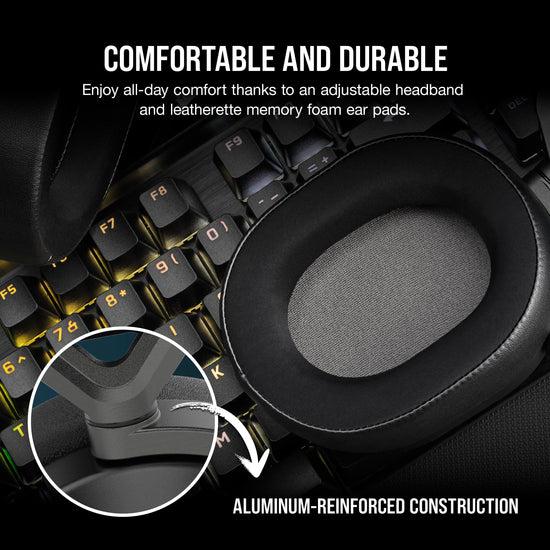 Corsair headphones — wireless design