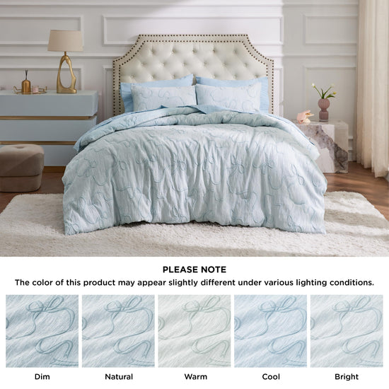 Bedsure jacquard comforter set — 2-3 piece bedding set